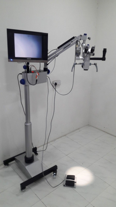 NEW Design of ZOOM Operating Microscope with Video Camera, LED Monitor
