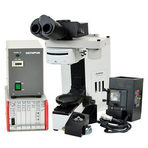 Olympus BX60M Microscope w/ Controllers