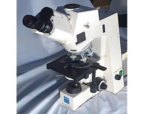 Zeiss Axioskop Trinocular Microscope w/ 5 NPL Objectives - Complete Setup
