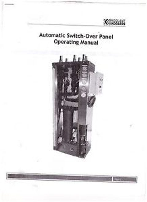 Koolant Koolers Automatic Switch-Over Panel