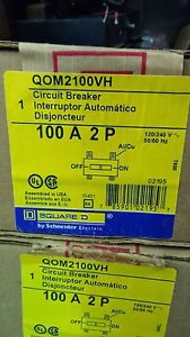 Square D QOM2100VH 2 Pole Circuit Breaker