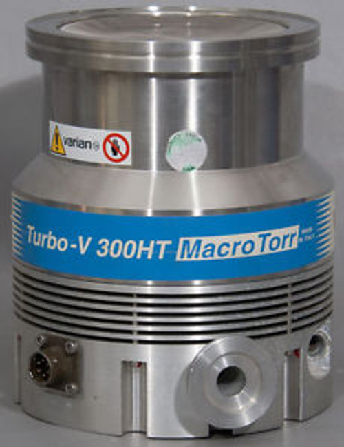 Varian Turbo-V 300HT MacroTorr Turbomolecular Vacuum Turbo Pump PN: 9699037S07