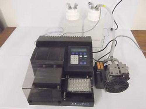 Bio-Tek ELX 405 Microplate Washer, Waste & Buffer Bottle Vacuum Pump & Tubing