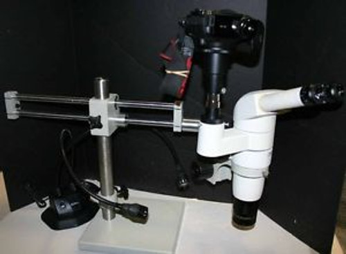 Nikon SMZ-1000 Stereozoom Trinocular Microscope LED Bifurcate Light SLR ready