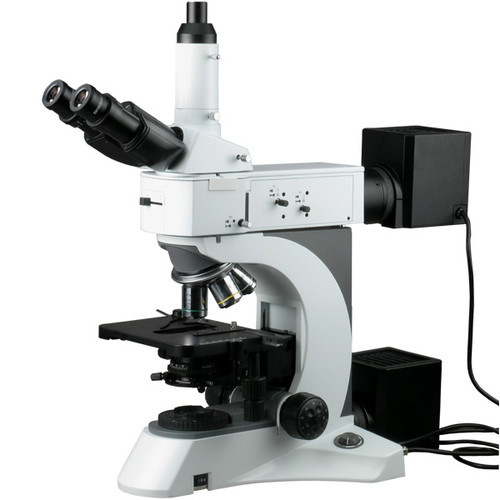 50X-1500X Metallurgical Microscope w Darkfield & Polarizing Features