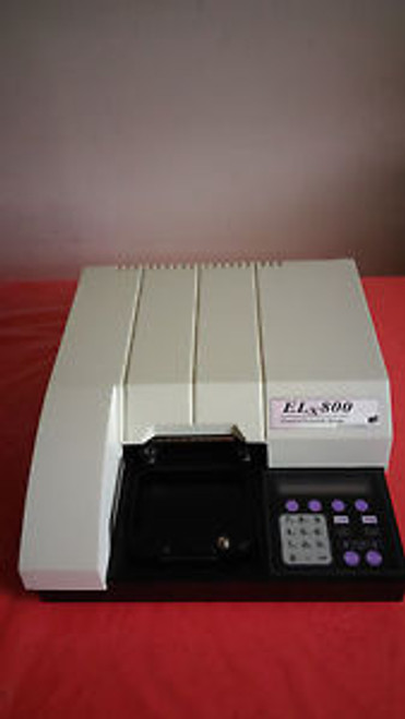 BIOTEK ELx800 UNIVERSAL MICROPLATE READER with cables & software,  slightly used