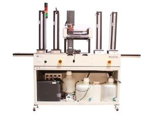 Packard BioScience MiniTrak Plate Stacker with CCS Multi Position Dispenser & PC