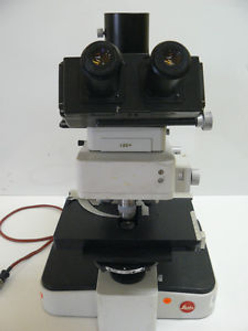 LEITZ WETZLAR ORTHOPLAN MICROSCOPE WITH OBJECTIVES FLUORESZENZ PHACO FLUOTAR