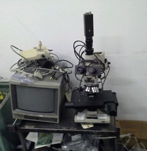 Olympus BH2-UMA microscope system w/ Prior H101 stage, joystick, monitor.....