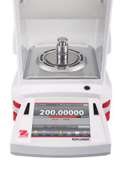 OHAUS EX125D 52/120g Capacity 0.01/0.1mg Explorer AutoCal Analytical Lab Balance