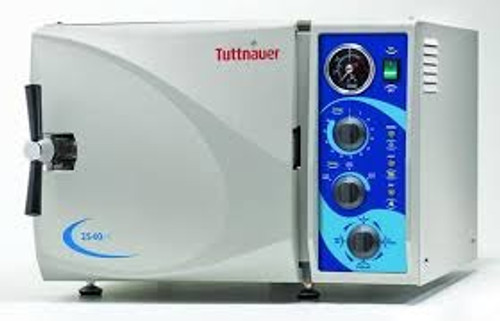 New Tuttnauer 2540M Manual Autoclave Steam Sterilizer with 1 Year Warranty