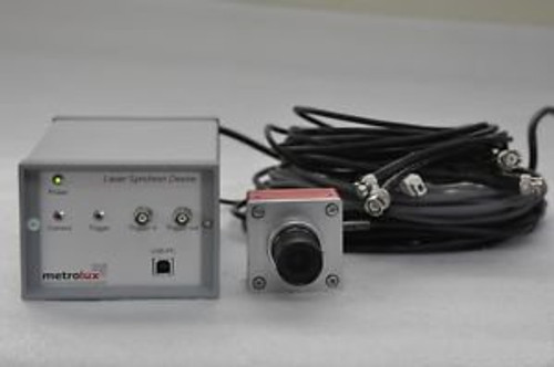 METROLUX LSD1394+ LASER SYNCHRON DEVICE & ML3720 CAMERA & TV LENS 12MM & CABLES