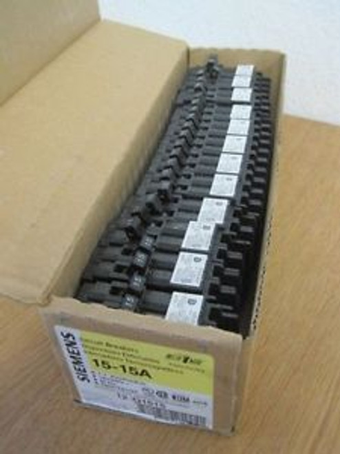 Siemens Circuit Breakers Type Qt Q1515 (Box Of 12)