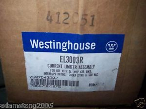 New Westinghouse El3003R Current Limiter 3A 200Ka 600V