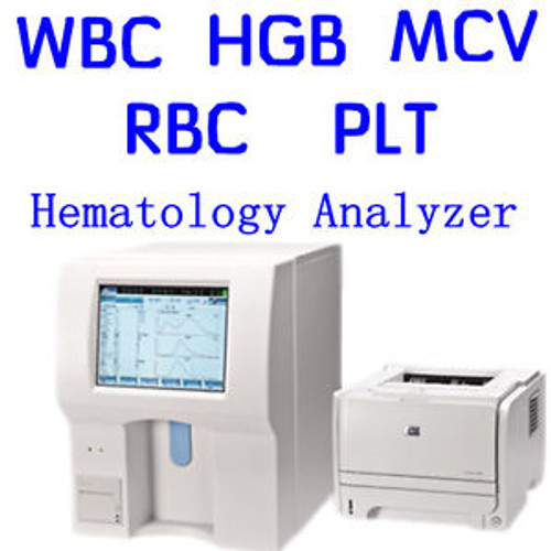 Fully Auto 10.4 LCD touch screen Hematology Analyzer Double Channel 23Test Item