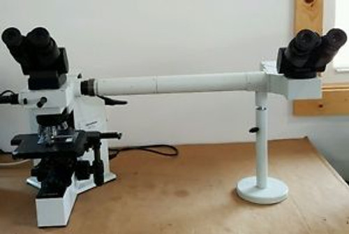 Olympus Microscope BX40 with side by side bridge