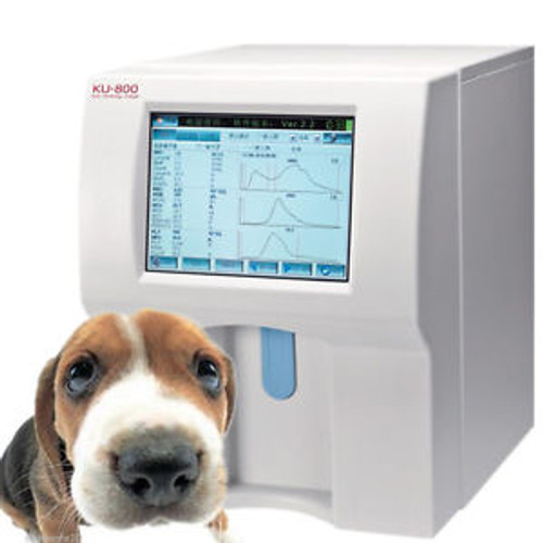 New 10.4 LCD touch  Livestock  Automatic Hematology Analyzer Vet /PET Lab Use
