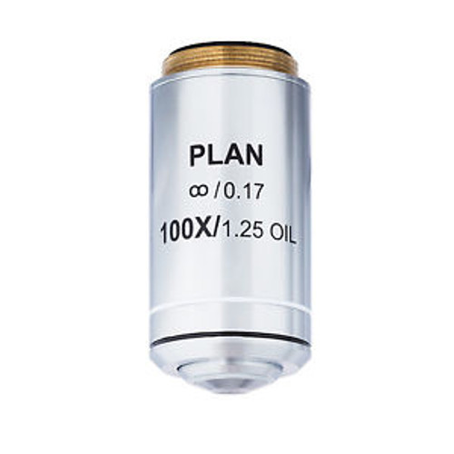 AmScope PA100X-INF 100X (Oil)  Infinity Plan Microscope Objective