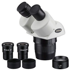 Amscope Sw13By 10X-15X-30X-45X Super Widefield Stereo Binocular Microscope Head