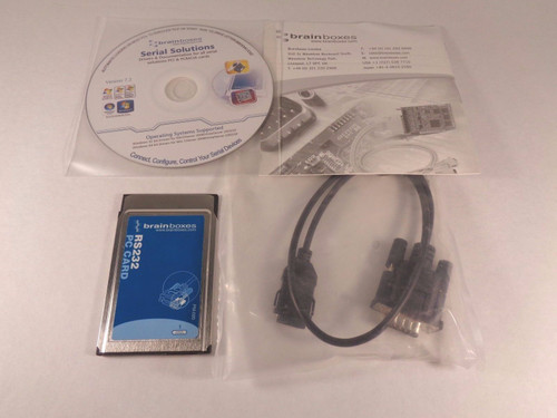 Brainboxes Pcmia 1-Port Pm-020-001 Rs232 Non-Ruggedized Card