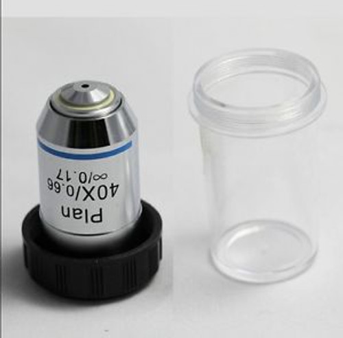 Microscope Objective Lens 40X /0.66 Spring Infinity PLAN Achromatic