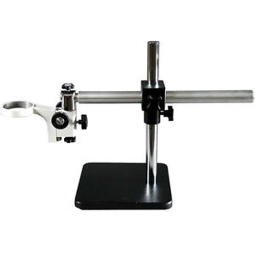 Amscope Solid Aluminum Single-Arm Microscope Boom Stand For Stereo With 84Mm Pil