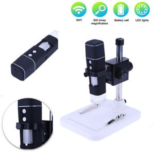 500X WiFi USB Electron Digital Microscope Handheld Repairing Medical Magnifier
