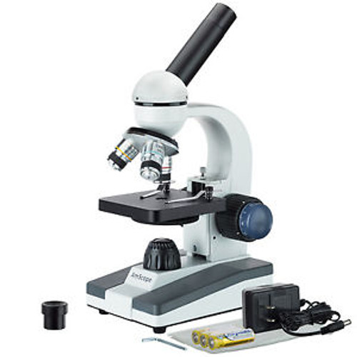 AmScope M150A 40X-640X Student Compound Microscope Home School Science