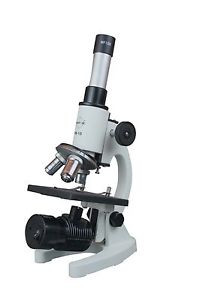 40-600X Student Science Biology Lab Quality Microscope Metal Body & Glass Optics