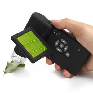 3 Lcd Screen Usb Digital Microscope Hand-Held 5Mp Portable Biological Imager