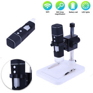 10-500X Wifi Electron Digital Microscope Handheld Repairing Medical Magnifier