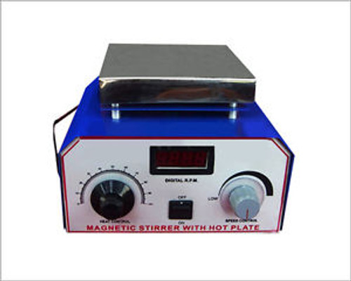 New 2 Ltr Magnetic Stirrer With Hot Plate 1 Ltr Capacity