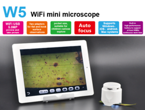 Upgrade 5.0Mp Mini Usb Wifi Microsocpe 8 Led Illuminated 95X Digital Magnifier