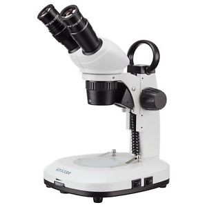 Amscope Sg204-A 20X & 40X Track-Stand Stereo Microscope With Dual Lights