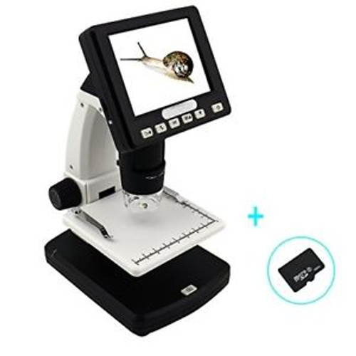 Lcd Digital Microscope Sourcingbay 3.5 Inches Standalone 500X 5M With Free 4G...