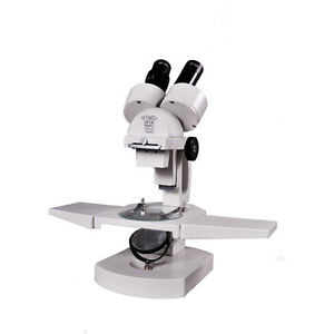 All Metal Inclined 20X-30X Stereo Microscope For Coin Gem Stamp Pcb