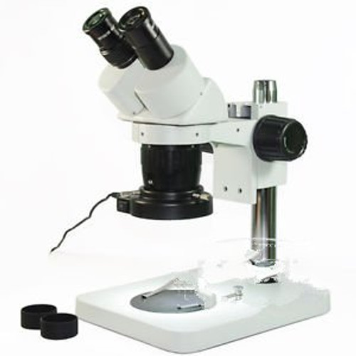 20X 40X Inspection Dissecting Power Industry Stereo Microscope Led Ring Light