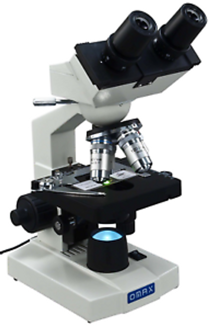 Omax 40X-2000X Lab Led Binocular Compound Microscope With Double Layer Mechanica
