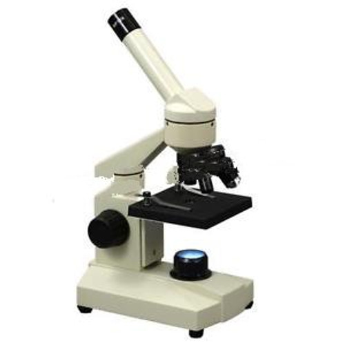 Monocular Biological Microscope 40X-1000X  W Led Light