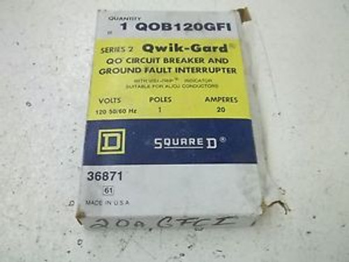 Square D Qob120Gfi Circuit Breaker