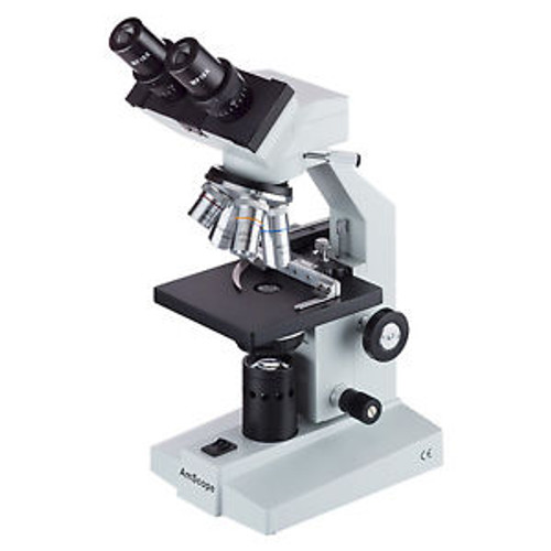 Amscope 40X-2000X Binocular Biological Microscope With Mechanical Stage