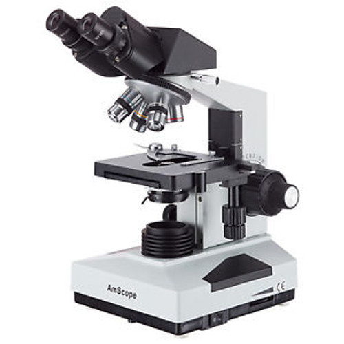 Amscope 40X-2000X Medical Lab Vet Compound Biological Microscope