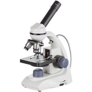AmScope M170C 40X-1000X  Dual Top & Bottom LED Solid-metal Portable Compound Mic