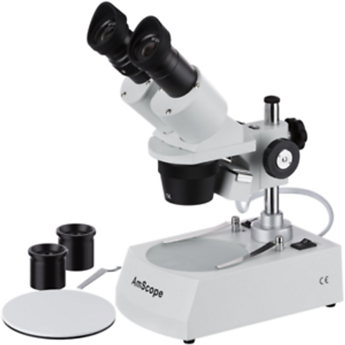 Amscope Se305R-Pz Forward Binocular Stereo Microscope Wf10X And Wf20X Eyepieces