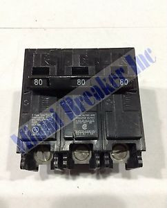 Q380 Siemens Circuit Breaker 3 Pole 80 Amp 240V (New)