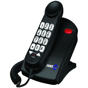 Big Button Low Vision Amplified Corded Phone - Very Loud Clear Sound