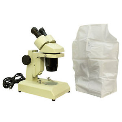 Binocular Stereo Microscope 1X 3X Objectives Led Illumination Scientific Scope
