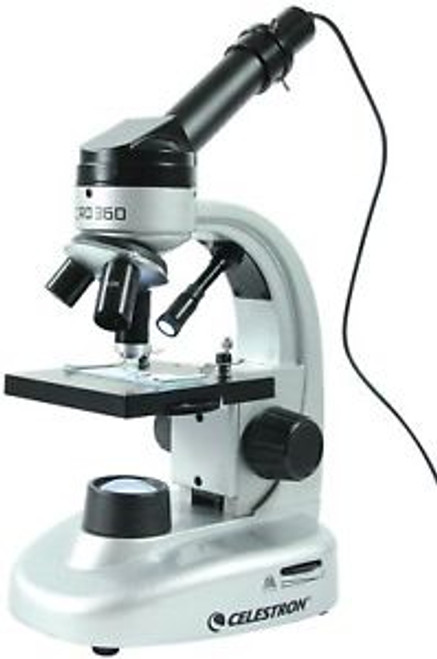 Celestron Micro360 Microscope W/2Mp Imager Silver 44126