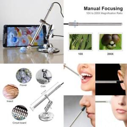 Digital Usb Microscope Teslong Portable Multi-Function Magnifier Otoscope Intra