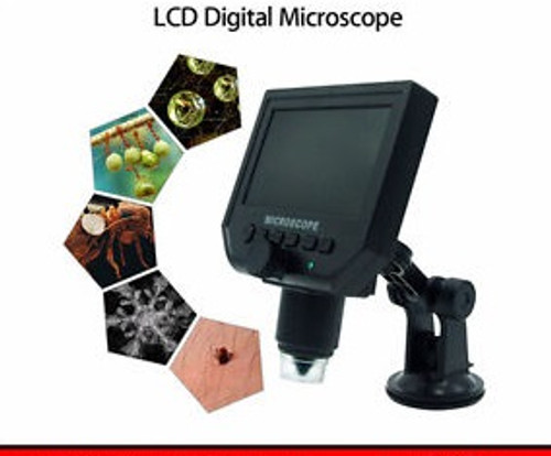 Portable 4.3 LCD 1-600X Digital Microscope Magnification Continuous Magnifier